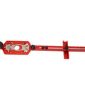 Heavy Duty Router Milling Bracket With Dual Scale Circle Cutting Jig For Woodworking All In One Cabinet Hardware Fixture Rock Solid Multi Function Routing Tool Easy Fit With Most Trim And Plunge Routers red aluminum jig with dual scale ruler