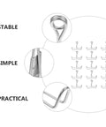 Close-up of 15 Pack Spring Metal Water Clamps For Tubing Flow Control, showing stability and practicality features.