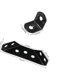 Stainless Steel Corner Brackets For Tables And Cabinets Beefy Heavy Duty Angle Braces With Effortless Installation