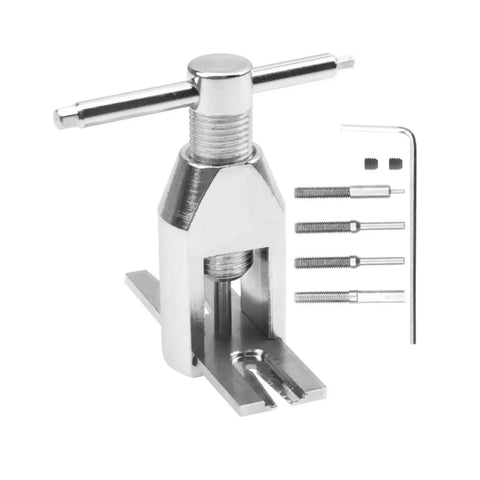 Pinion Gear Puller Tool For 1 By 10 Scale RC Cars And Helicopters Solid Metal Spare Upgrade Part with attachments visible