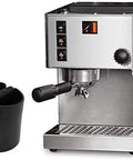 Espresso machine with Espresso Knock Box 4.8 Inch Barista Style Grounds Bin With Removable Heavy-Duty Metal Knock Bar nearby