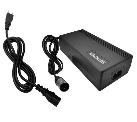 Smart Charger For 48V Li Ion E Bike And E Scooter Batteries With 54.6V 2A Power Adapter And XLR Connector, Safe Charging
