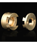 Premium VzBoT Oldham Couplings For 3D Printer Z Axis Smooth Transmission Reduce Vibration Ensure Screw Stability And Accurate Prints Easy Install Low Friction Compact Fit For Most Models Super Cool Gadgets brass Oldham coupling pair