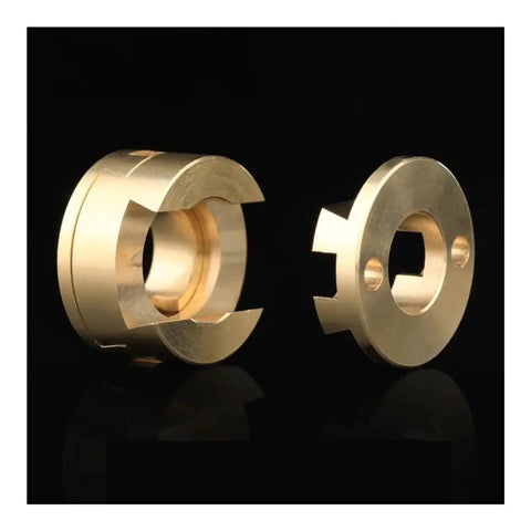 Premium VzBoT Oldham Couplings For 3D Printer Z Axis Smooth Transmission Reduce Vibration Ensure Screw Stability And Accurate Prints Easy Install Low Friction Compact Fit For Most Models Super Cool Gadgets brass Oldham coupling pair