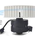 Replacement Bathroom Exhaust Fan Motor For 8662 8662N 8672 8832 8833 8831 8832N 3.3 Inch, 1550 RPM, side view with power plug