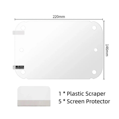 5 Pack 6.6 Inch LCD Screen Protector For Photon Mono 2 3D Resin Printer Accessories Replacement Clear Protective Film For Display Shield And Durable Easy Fit, 220x146mm