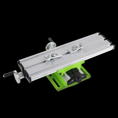 Showeroro Mini Drill Press Stand With Precision Alloy Steel Cross Slide Table For Home Workshop Milling Machine Accessory stable compact design