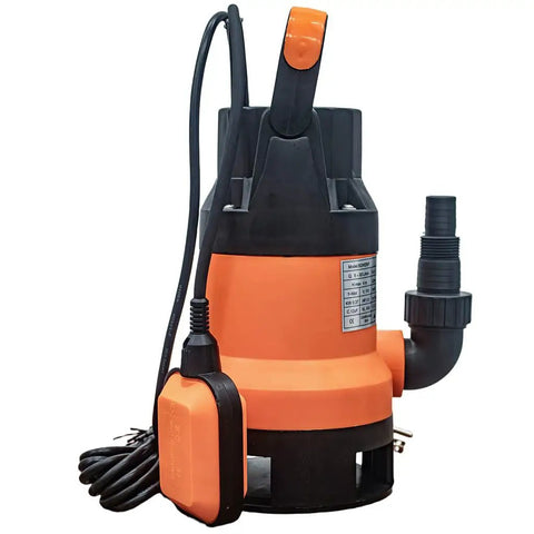 Heavy Duty 0.5 Hp Submersible Utility Pump Delivering A Sweet 3500 GPH Flow Rate, 110V Portable Sump Pump with power cord.