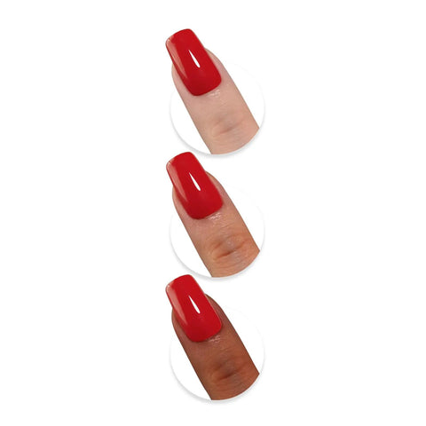 Dope Big Apple Red Gel Polish Salon Grade 0.5 Fl Oz Soak Off UV LED Cure for 60 to 90 Seconds on nails