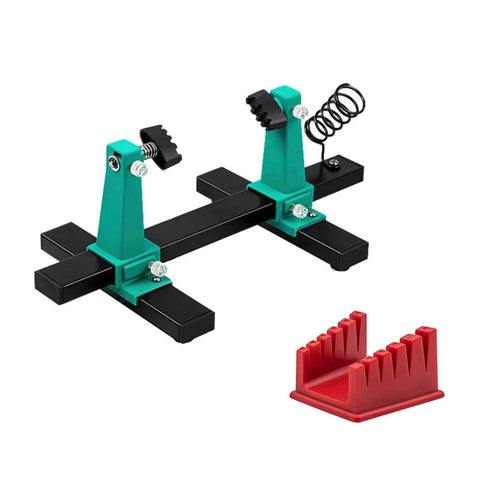 All In One Soldering Jig Kit For Electronics Assembly With Adjustable Fixing Fixture And Cable Clamp On Slip Base Rugged Yet Lightweight