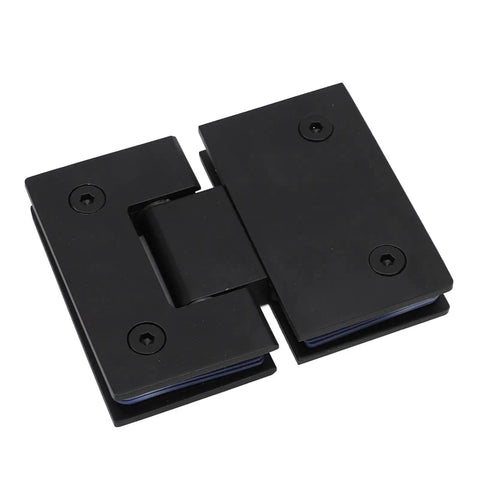 180 Degree Stainless Steel Glass Shower Door Hinge Heavy Duty For Five Sixteenths To One Half Inch Frameless Bathroom Doors With Auto Close