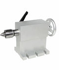Rock Solid MT2 Tailstock Live Center Featuring 100 Mm Center Height, aluminum construction for CNC Router and Rotary Axis Machines.