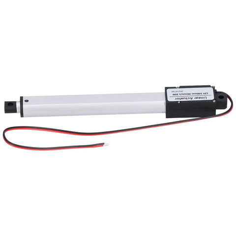 Compact 12V Mini Linear Actuator With No Fuss Operation Aluminum Tube Frame Rock Solid Durability Smooth 100mm Stroke
