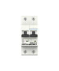 Pro Level 2 Pole 230 Volt C Type Mini Circuit Breaker Featuring Quick Snap Din Rail Mount for home wiring safety.