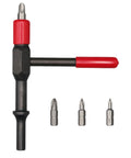 Shake-N-Break Air Impact Screw Remover For Rusted, Corroded And Over Tightened Fasteners With .401 Inch Shank Air Hammer Compatibility