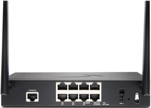 Back view of Top Shelf Next Generation Wireless Firewall Crafted For Streamlined Branch Sites With Worry Free Legacy Swaps.
