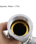 Close-up of the Heavy Duty 1 Inch Aluminum Water Sprayer Gun With 30 To 40 Meter Coverage, showing aperture of 40mm / 1.57in.