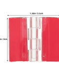 Six Pack Acrylic Self Adhesive Hinges For Cabinets And Wooden Boxes Versatile DIY Furniture Repair Kit