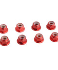 Tune Up Your Ride With These 8 Fresh Red M4 Flange Lock Nuts Built For 1 10 Scale Rc Cars Featuring Serrated Nylon Inserts And Lightweight Aluminum Wheels Upgraded Replacement Hardware, red aluminum nuts