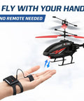Gesture Control RC Helicopter Toy For Kids No Remote Needed Hand Flight Easy To Learn Safe For Small Spaces Perfect Beginner