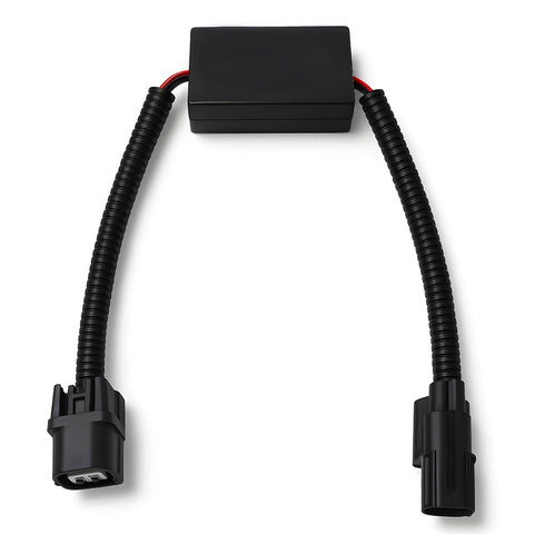 VCM Muzzler Harness Disable Kit For 3.5L V6 with VCM, black plug-and-play harness shown, compatible with Honda and Acura vehicles