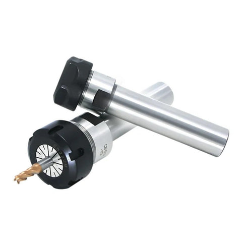 Heavy Duty Collet Chuck Holder Extension Bar For CNC Milling And Lathe Tooling with drill bit, precision ground. 