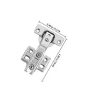 Stainless Steel Cabinet Door Hinges 4 Pack For Easy Diy Install 135 Degree Hidden Corner Hinges With Heavy Duty Support For Kitchen Cabinets