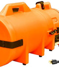 Beefy Industrial Com-Pax-Ial Blower Kit With Canister And 8 Inch By 25 Foot Duct Orange Polyethylene Housing 831 CFM 13 HP 115 VAC