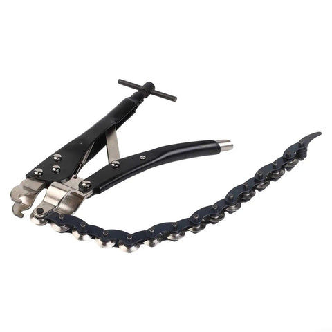 Ratcheting Chain Exhaust Pipe Cutter For Tight Spaces, Heavy Duty Tube Cutting Tool For Car Tailpipes Up To 90mm, No Sweat Muffler Removal