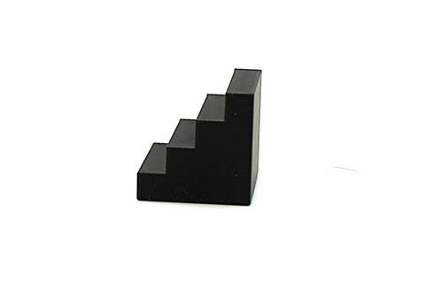 Get Your Work Locked Down Tight With These 10 Pcs 4 Step Clamp Blocks Perfect As CNC Spacer For Hold Down Clamps Super Durable And Precision 3D Printed Gear You Need To Crush Any Project. Side view of a precision 4 step CNC clamp block.