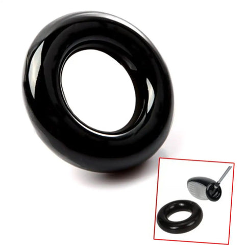 Round Weighted Swing Ring For Golf Club Warm Up Training Aid Black To Boost Muscle Strength, Swing Speed, And Distance