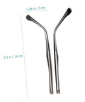 Glasses Arm Replacement Kit 1 Pair Temple Arms For Eyeglasses Handy Comfortable Lightweight Eyewear Accessory Easy Install For Quick Repairs Fits Most Frames shown, 5.5 in length