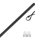 Beefy Heavy Duty Metal Power Strip With Big Outlet Spacing For Garage And Workshop 16 Outlet Industrial Power Strip Extension Cord 15A 125V 1875W Six Foot Black with wall mounts.