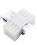 Low Noise Electric Linear Actuator Slider Block For Power Recliners And Lift Chairs With Easy Glide Push Rod And Rail System Durable Motorized Linear Rail Actuator For Quiet Smooth Chair Motion, white ABS plastic