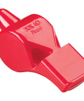 Red whistle from Boat Essentials Safety Kit With Waterproof Bailer Bucket All In One Personal Watercraft Emergency Gear.
