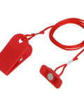 Red Treadmill Safety Key With Magnet Lock Replacement Kit for running machines, lightweight ABS, emergency stop accessory shown