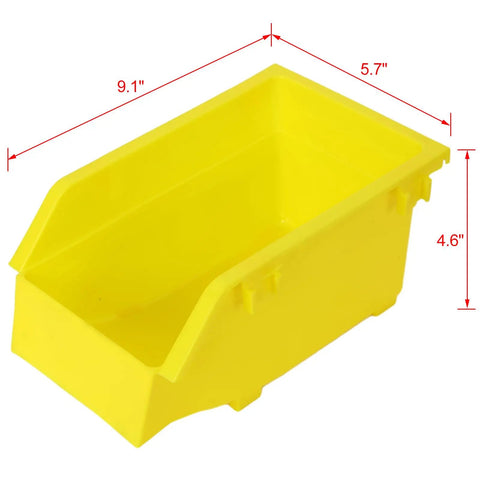 Heavy Duty Double Sided Storage Rack Featuring Ninety Polypropylene Bins Plus Visible Label Tabs Designed For Garage Tool Organization Built With A Rock Solid Steel Frame Equipped With Smooth Rolling Locking Casters For Fast Shop Setups
