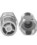 Stainless steel 1/2 in female-to-male check valve, pack of 2