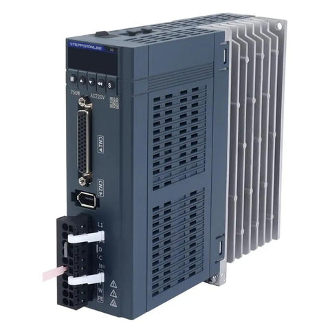 AC Servo Motor Kit A6 Series 750W Pulse RS485 Analog Driver front view for high torque automation
