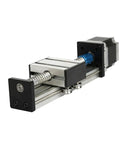Beefy 200mm Travel Linear Actuator System With SFU1605 Ball Screw And Linear Guide Rails For CNC Tables, close-up angle
