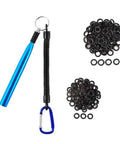 Wacky Rig Tool With Silicone O Rings Kit For Fishing Worms 3 4 Inch Senko Baits And 5 7 Inch Worms Easy Install And Rock Solid Protection