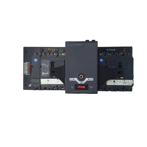 Dual Power Source Transfer Switch 4P 250A CB Class Automatic Transfer Switch High Power For Heavy Duty Home And Industrial Use Plug And Play Install Easy To Maintain Reliable Power Switching front view
