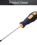 Top Notch T20 Security Torx Screwdriver With Strong Magnetic Tip heavy duty chrome vanadium driver with textured grip.