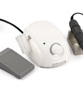 35K RPM Carbon Brush Micro Motor Drill Polishing Tool with foot pedal and docking station for quiet operation