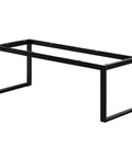 Heavy Duty Industrial Metal Table Legs For Dining Bench Desk And Furniture Builds Matte Black Cast Iron Base without top surface