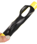 Close-up view of the Golf Alignment Trainer Putting Practice Rod, showing ergonomic lightweight grip design for beginners.