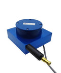 Pro Grade 4000 mm Stroke Draw Wire Linear Displacement Sensor With 12 To 24V DC NPN Output 0.2 mm Per Pulse Resolution