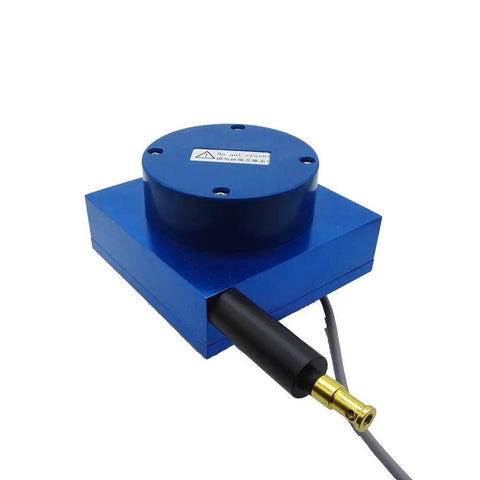 Pro Grade 4000 mm Stroke Draw Wire Linear Displacement Sensor With 12 To 24V DC NPN Output 0.2 mm Per Pulse Resolution