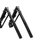 2 Pack Concealed Folding Cabinet Hinge Set For Beefy Heavy Duty Doors Cold Rolled Steel 120kg Load Rating One Color Finish