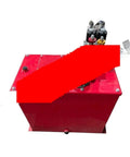 Heavy Duty Hydraulic Power Unit With Three Phase 415 Volt Industrial Pump Moving Seven To Eighteen Liters Per Minute for custom fluid systems, red metal housing.